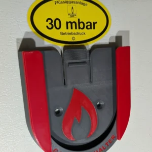Robuster Gaskappenhalter für 3kg, 5kg & 11kg Gasflaschen | PETG Halterung